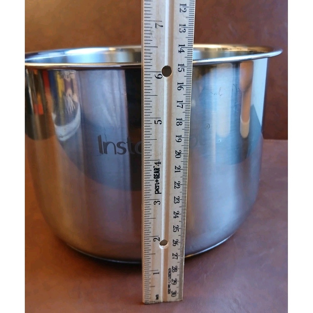 Instant Pot Stainless Steel Inner Cooking Pot-6Qt, Polished Rice Cooker/Steamer - Picture 7 of 10